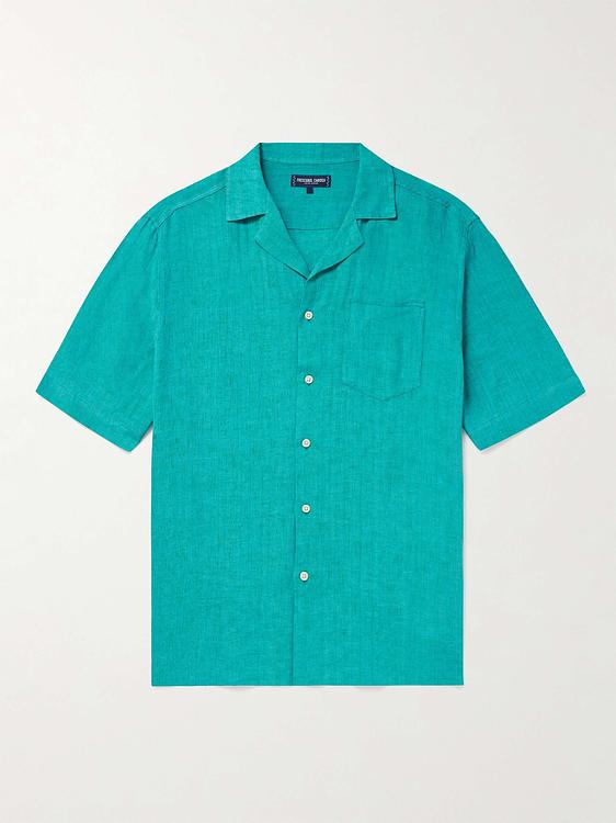 Teal short sleeve shirt from Frescobol Carioca