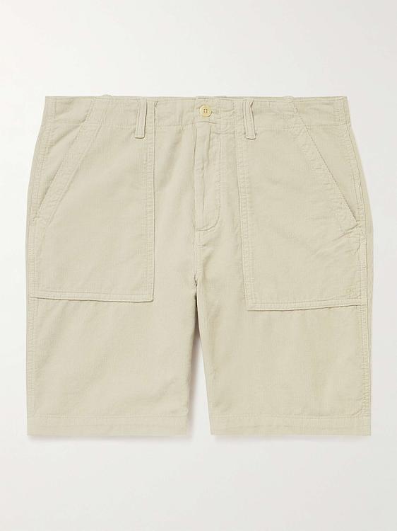 Beige cargo shorts from Outerknown