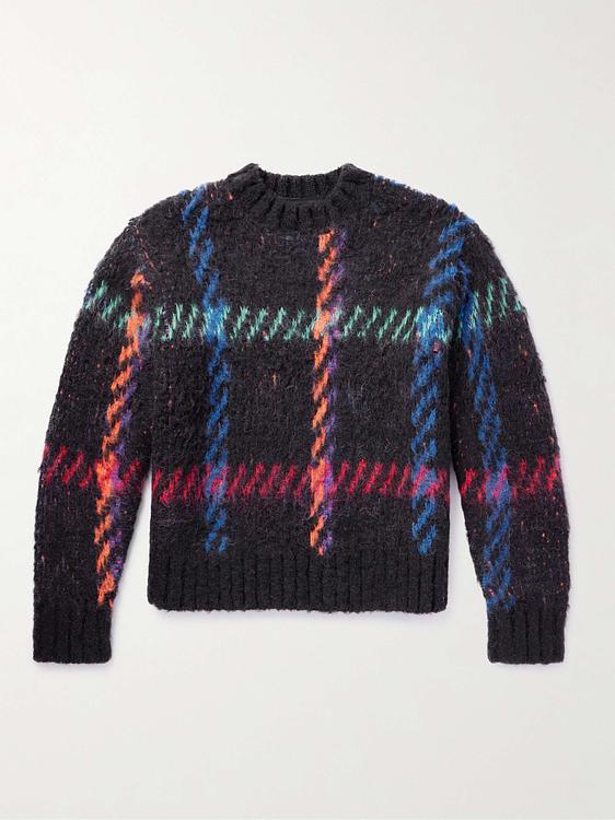 Black sweater from Sacai