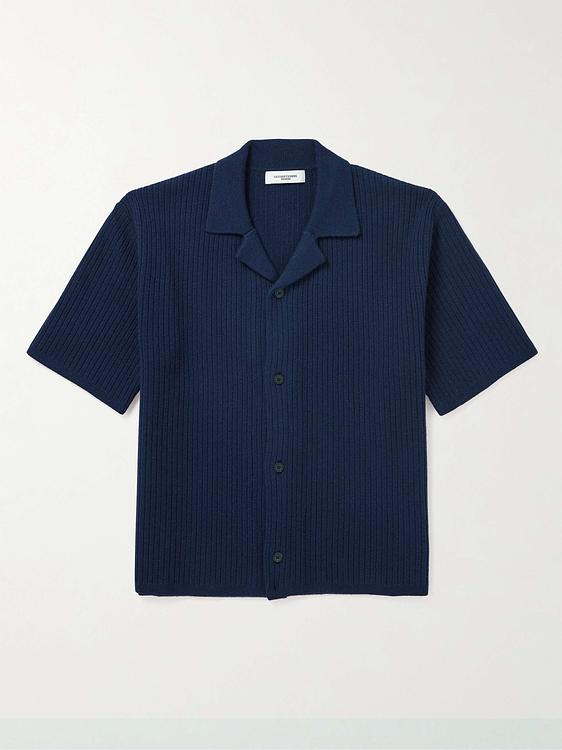 Dark blue short sleeve shirt from Le 17 Septembre