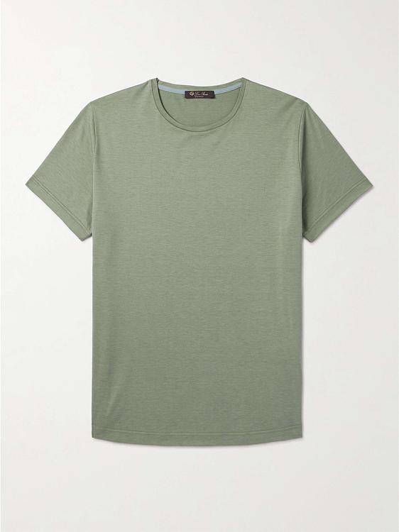 Light green t-shirt from Loro Piana