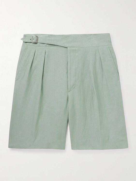 Light green chino shorts from Ralph Lauren Purple Label