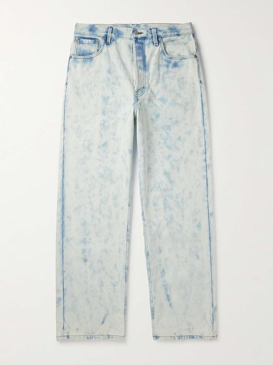 Grey wide-leg jeans from Dries Van Noten