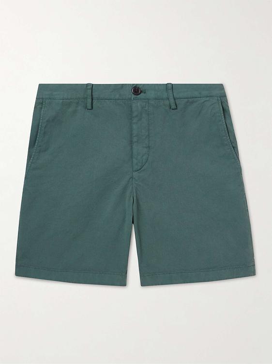 Green chino shorts from Theory