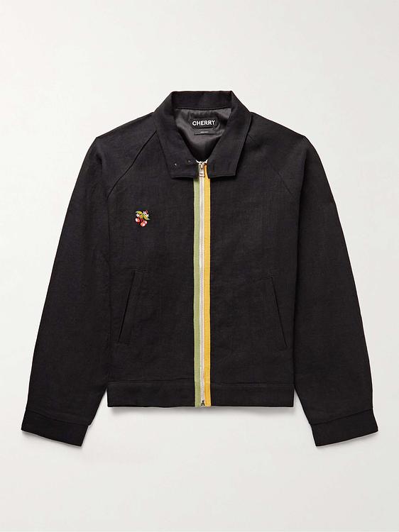 Black casual jacket from Cherry Los Angeles
