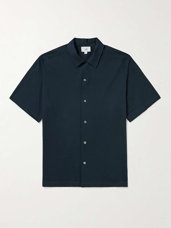 Black short sleeve shirt from Dunhill