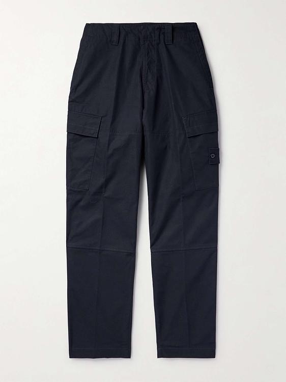 Black cargo trousers from Stone Island