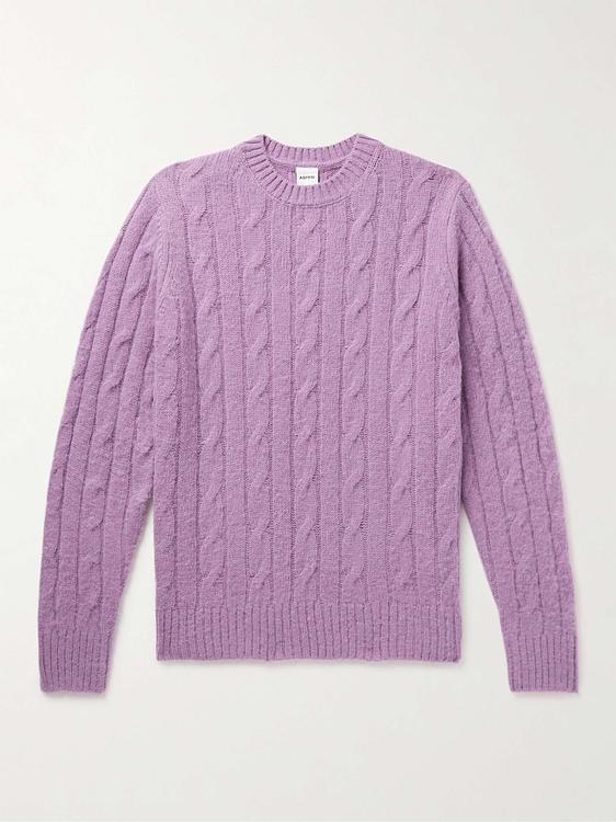 Light purple sweater from Aspesi