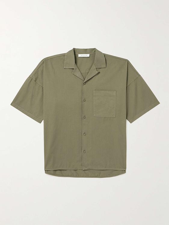 Taupe short sleeve shirt from Applied Art Forms