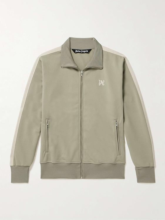 Taupe casual jacket from Palm Angels