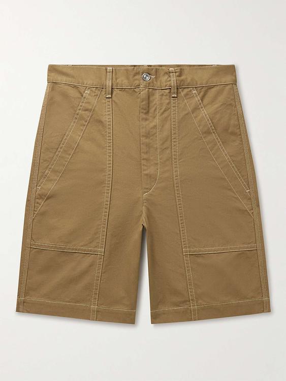Brown cargo shorts from Isabel Marant