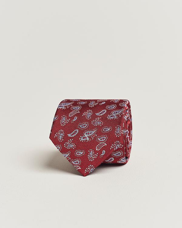 Dark red tie from Amanda Christensen