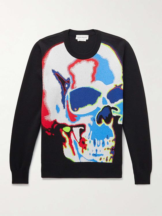 Print multicolor sweatshirt from Alexander Mcqueen