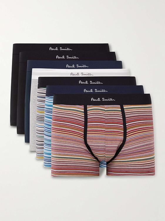 Striped multicolor boxer briefs from Paul Smith