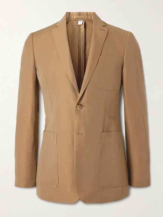 Taupe suit jacket from Burberry