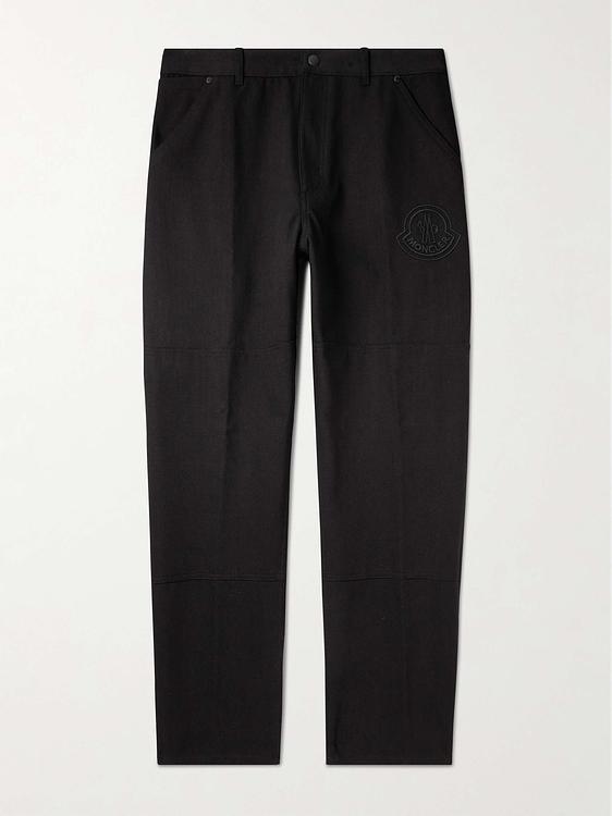 Black chinos from Moncler