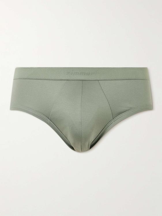 Light green briefs from Zimmerli