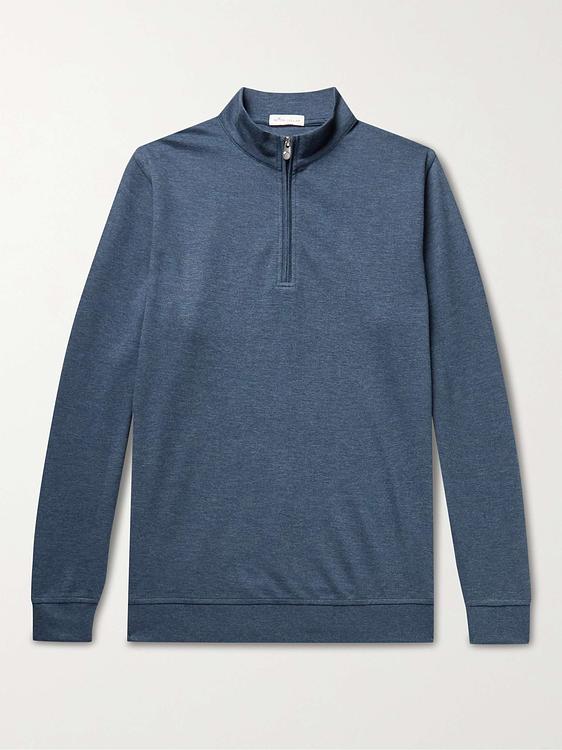 Dark grey half-zip from Peter Millar
