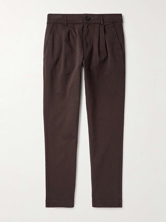 Dark brown chinos from Mr P.