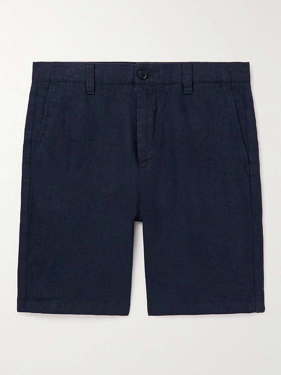 Dark blue chino shorts from NN07