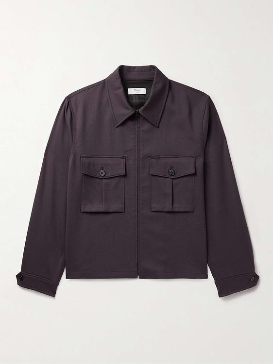 Dark brown casual jacket from Theory