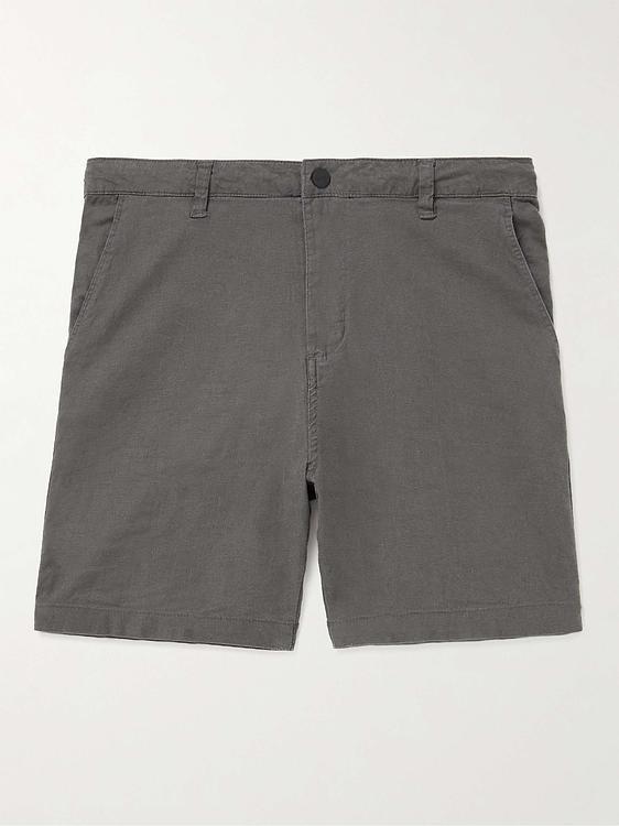 Taupe chino shorts from Onia