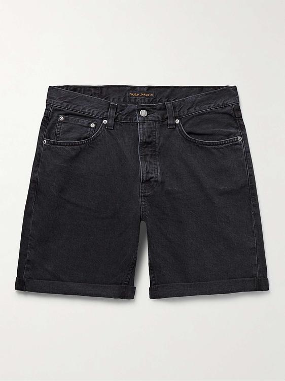 Black chino shorts from Nudie Jeans