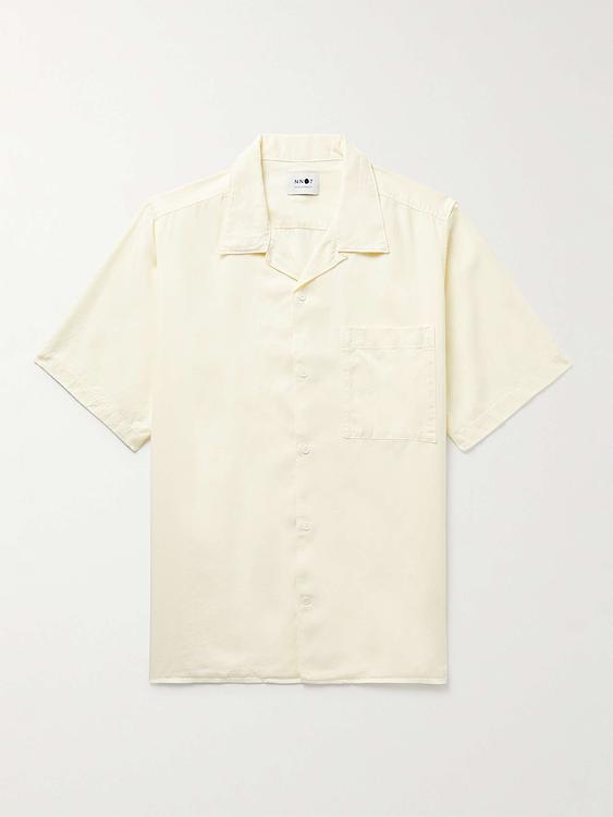 White short sleeve polo shirt from NN07