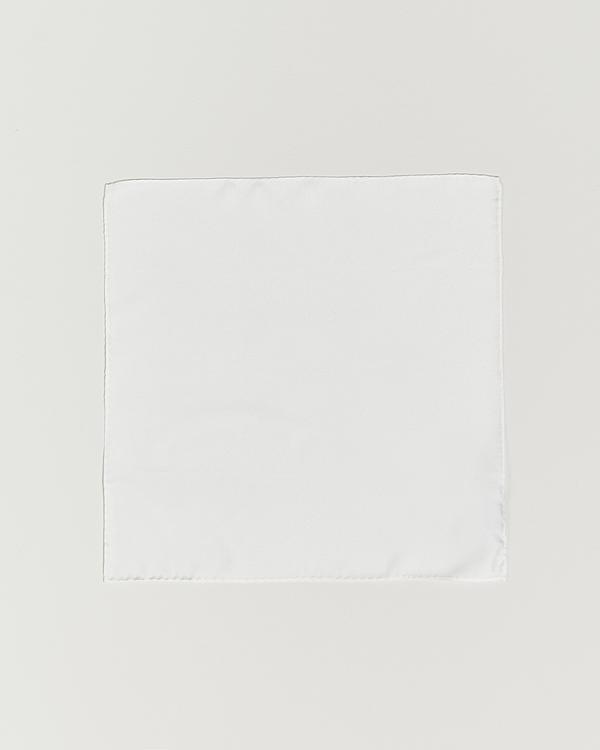 White pocket square from Amanda Christensen