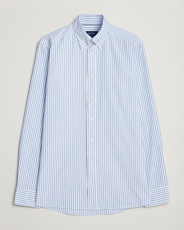 Striped white oxford shirt from Eton
