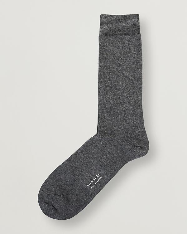 Dark grey socks from Sunspel