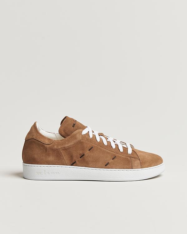 Brown sneakers from Kiton