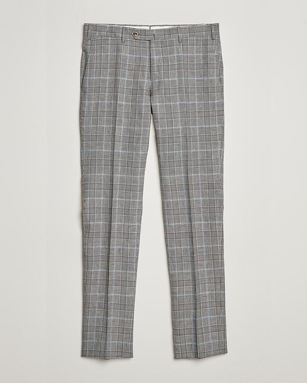 Checkered grey formal trousers from Pt01