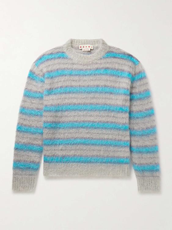 Striped multicolor sweater from Marni