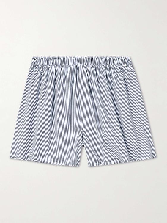 Light blue boxer shorts from Sunspel