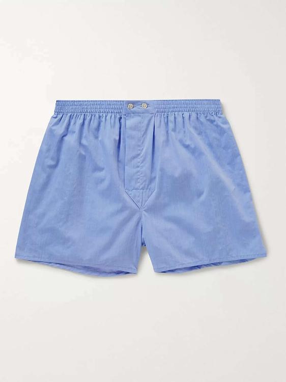 Blue boxer shorts from Derek Rose