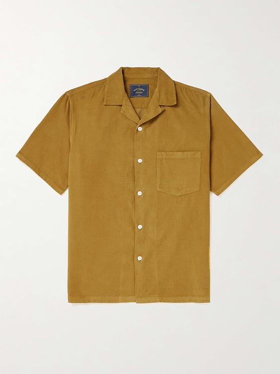 Brown short sleeve shirt from Portuguese Flannel