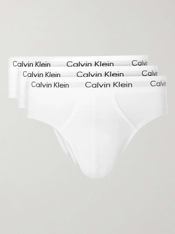 Print white briefs from Calvin Klein Underwear