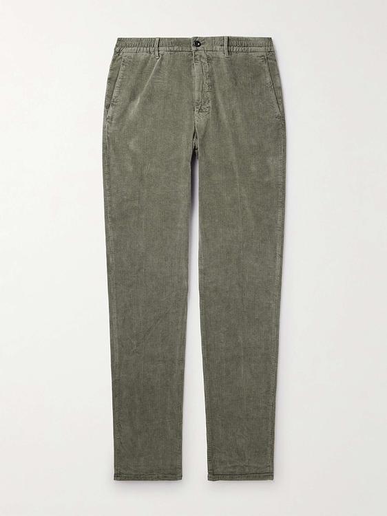 Taupe chinos from Incotex