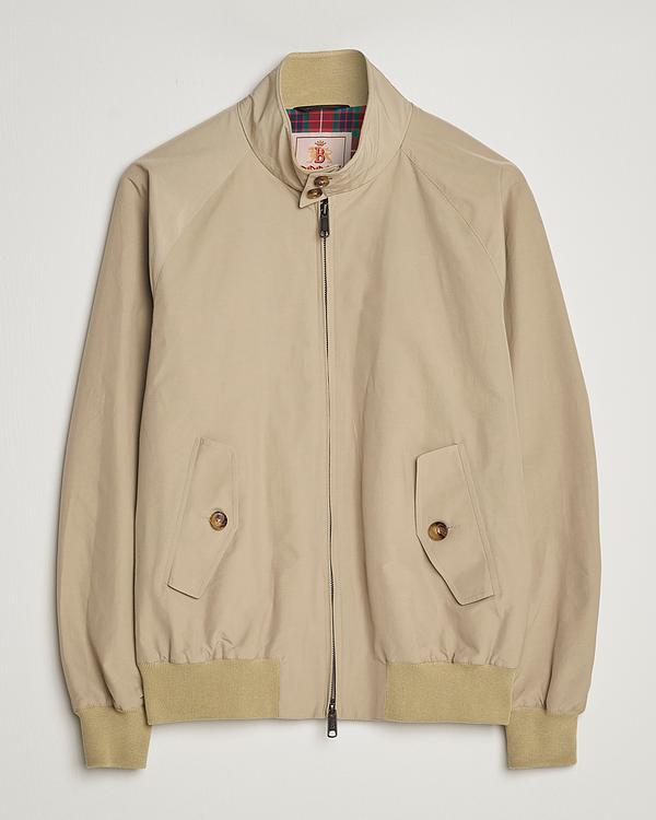 Taupe casual jacket from Baracuta