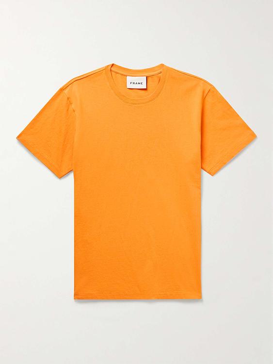 Orange t-shirt from Frame