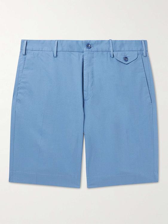 Blue chino shorts from Incotex