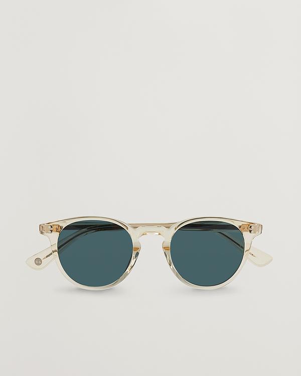 Beige round frame sunglasses from Garrett Leight