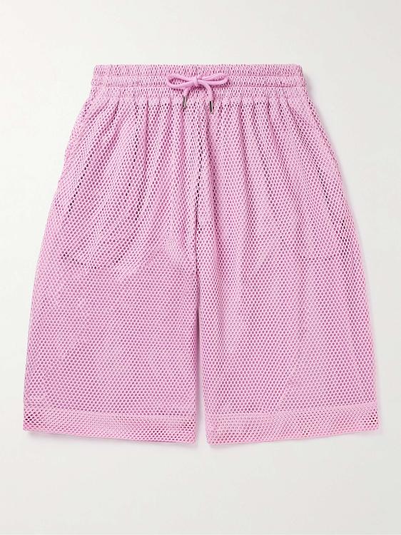 Light pink sweatshorts from Dries Van Noten