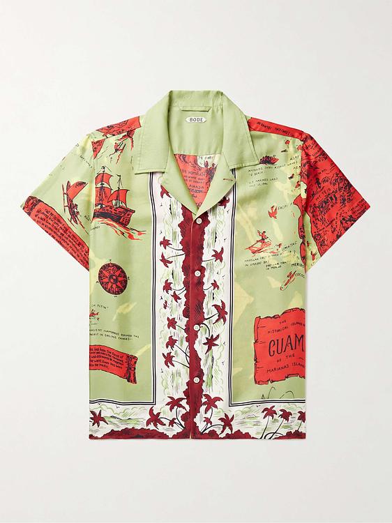 Multicolor short sleeve shirt from Bode