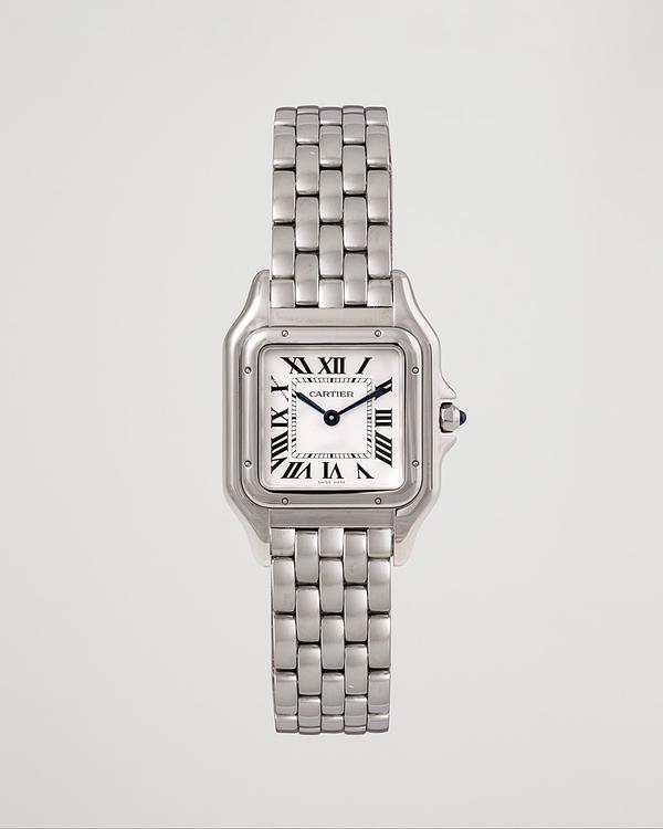 White watch from Cartier