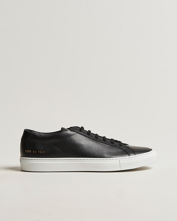 Black sneakers from Common Projects