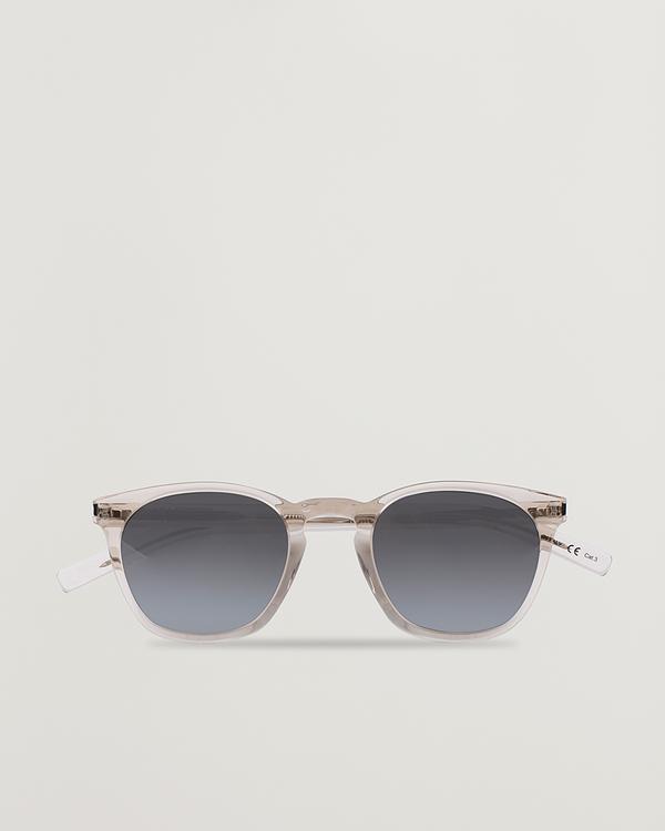 Grey round frame sunglasses from Saint Laurent