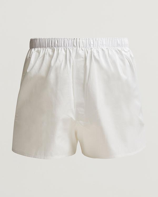 White boxer shorts from Sunspel