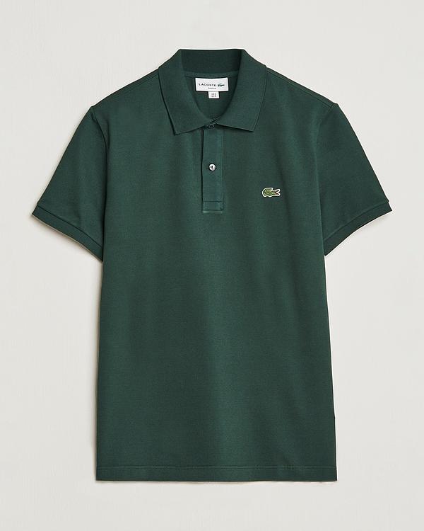 Dark green short sleeve polo shirt from Lacoste